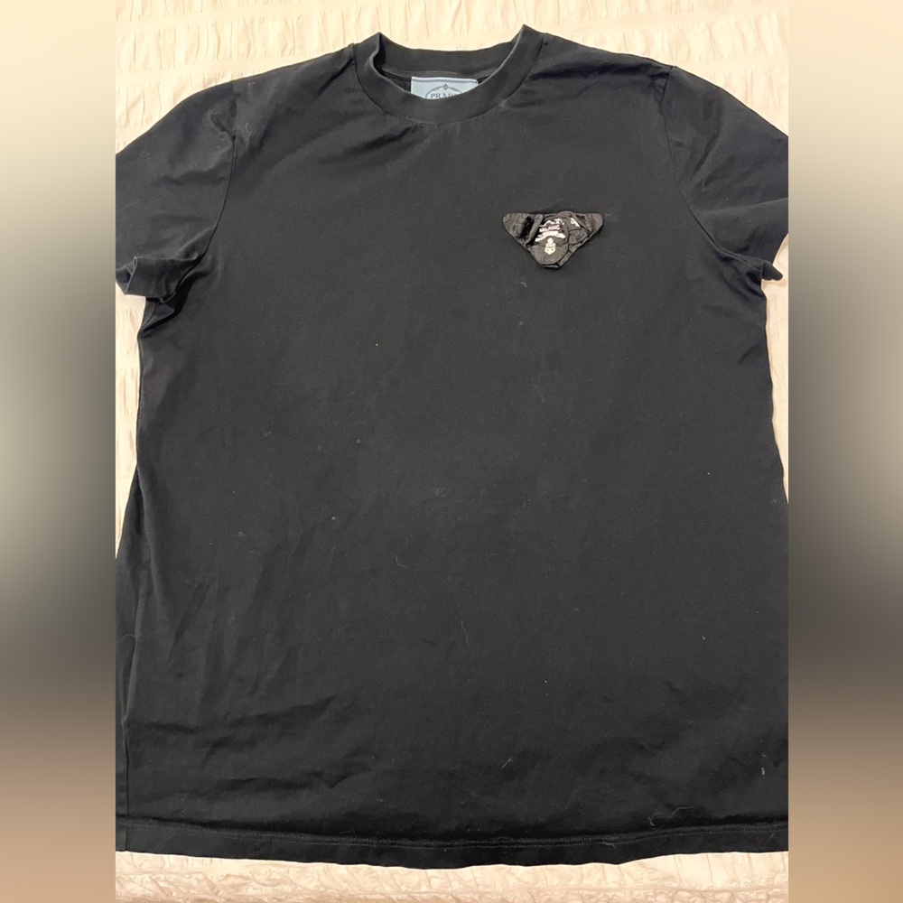 Prada Black Short Sleeve Tee